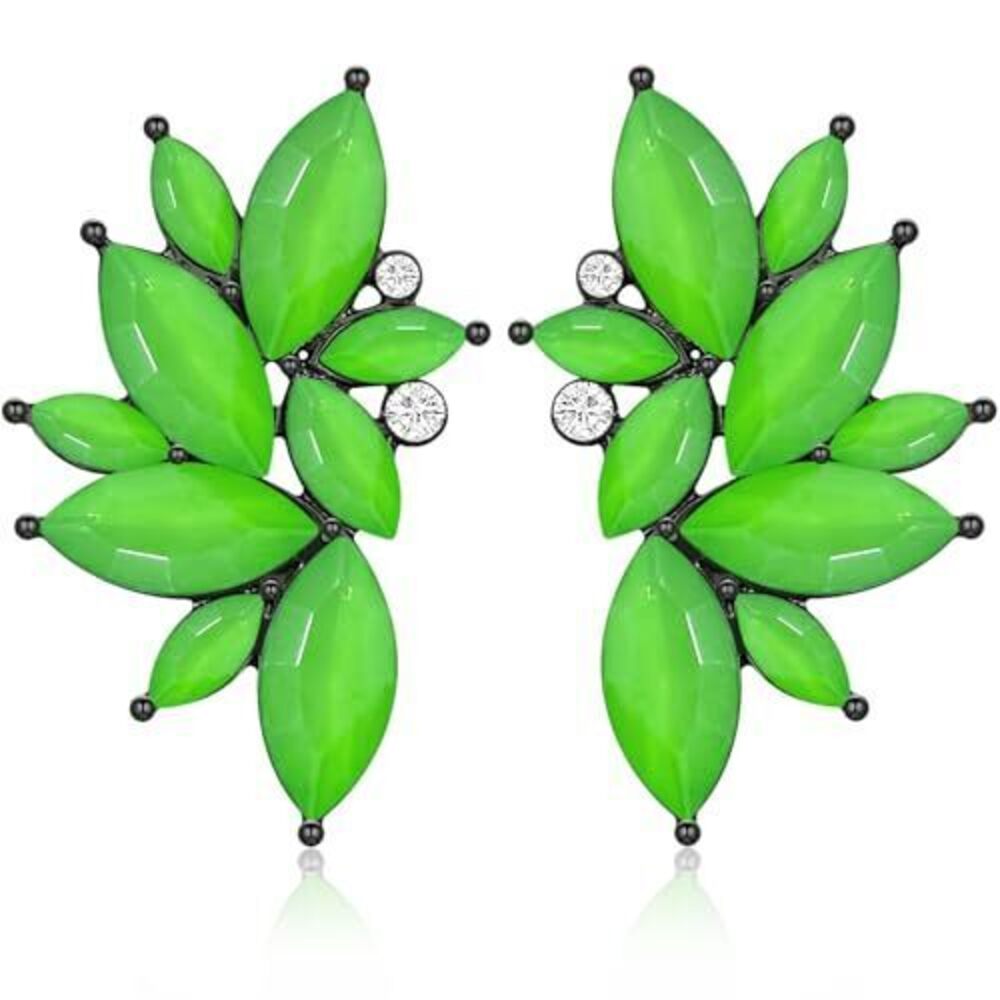 1650 Bohemian Statement Sparkly Colourful Fancy Rhinestone Crystal Flower